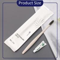 ราคา 100 ชุด แปรงสีฟันของโรงแรม ของใช้ในโรงแรม แปรงสีฟันพร้อมยาสีฟัน แพคเกต1 1แปรงสีฟันพร้อมยาสีฟัน แปรงสีฟัน toothbrush (24945200325)