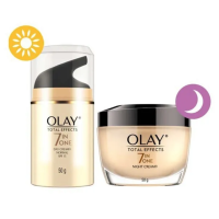 ราคา ส่งไวทุกวัน Lot ผลิตใหม่ Olay โอเลย์ Total Effects 7 in 1 Day Night Cream เซรั่มและครีมลดเลือนริ้วรอย ขนาด 50g (17441692657)