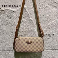 ราคา กระเป๋าผู้หญิง กระเป๋าสะพายข้าง แบรนด์ Aisikadan ของแท้ 100 ขนาด 10 นิ้ว (23905884185)