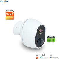 ราคา Tuya Battery Camera 2MP IP WiFi Smart Life Camera 6000mAh Rechargeable Battery IP65 Outdoor Indoor Wireless CCTV Security Siren AS IP821BH (18612282969)