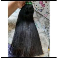 ราคา 27 ผมแท้ตัดสด 27 100ช่อ 1450บาท กิ้ฟใหญ่ ยาวสายวัด48ซ ม ผมยืดฟรีปั้นช่อแล้ว (24613022613)