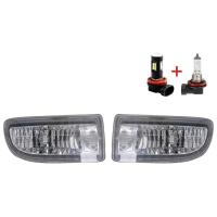 ราคา 2024กันชนหน้าไฟตัดหมอกไฟหน้าไฟตัดหมอกกันชน Foglights สำหรับ Toyota Land Cruiser 100 LC100 1998 2007 LED ขับรถโคมไฟ (22647876546)