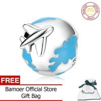 ราคา BAMOER 925เงินสเตอร์ลิงเครื่องบินเดินทางบอลลูนอากาศร้อนเรือใบจี้รูปสมอสำหรับสร้อยข้อมือผู้หญิง DIY SCC2026 (10172899318)