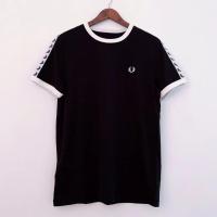 ราคา Fred Perry 2024 Hook ผู้ชายรอบคอเย็บปักถักร้อยผู้ชายใหม่ฤดูร้อนสบาย ๆ ผ้าฝ้ายสีทึบแขนสั้นเสื้อยืด (23245771544)