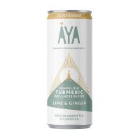 ราคา AYA 0 Sugar Sprkling Tumeric Ginger and Lime Flavor 250 ml 12 can อายะ เครื่องดื่มอัดแก๊ส กลิ่นขมิ้นชันขิงและมะนาวไม่มีน้ำตาล 250 มล 12 กระป๋อง (26005984165)