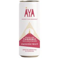 ราคา AYA Sparkling Turmeric Passion Fruit 250ml Can 250 ml 12 can อายะ เครื่องดื่มอัดแก๊ส กลิ่นขมิ้นชันเสารส 250 มล 12 กระป๋อง (26005938472)