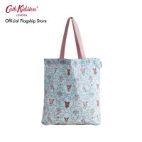 ราคา Cath Kidston กระเป๋าผู้หญิง Foldaway Tote ลาย Tokidoki Paper Dresses สี Blue (126634713172)