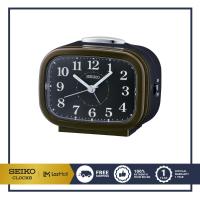ราคา SEIKO CLOCKS นาฬิกาปลุก รุ่น QHK060B ขนาด 3 8 x 3 1 นิ้ว เดินเรียบ สีน้ำตาล (20954370586)