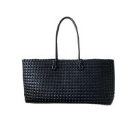 ราคา Halloween High Quality Vegan Leather Tote Bag Women Fashion Top Handle Shopper Woven Shoulder Bag Top Handle Weekender Handbagchristmas (24659111705)