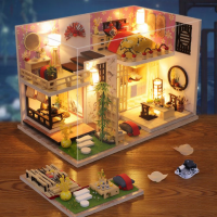 ราคา MAOMIYU โมเดลบ้านสไตล์ญี่ปุ่นแบบ Loft ทำมือ DIY (26032664917)