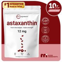 ราคา Micro Ingredients Astaxanthin 12mg 120 softgels 4 monthly Supply Natural Tanning Fresh Microalgae Source Easy to Swallow (126206702726)