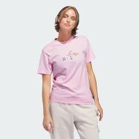 ราคา adidas ไลฟ์สไตล์ เสื้อยืดพิมพ์ลายดอกไม้ Elements Radiate ผู้หญิง สีชมพู JP0114 (24398129163)