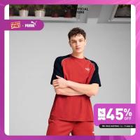 ราคา PUMA Basics เสื้อยืดสปอร์ต PUMA สำหรับผู้ชาย สีแดง 68461615 (25939744574)