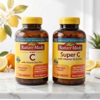 ราคา Nature Made Super C มาพร้อม Vitamin D3 Zicn วิตามินนำเข้ามาจากอเมริกาแท้100 พร้อมส่งที่ไทย (23401875362)