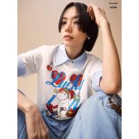 ราคา Pomelo x Moomin เสื้อทีเชิ้ตทรงโอเวอร์ไซส์ Pomelo x Moomin Oversized Tee (26069836963)