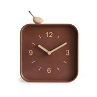 ราคา MinimalSculpt นาฬิกาติดผนัง ตั้งโต๊ะ รุ่น Bird on Clock ขนาด Square 20 CM Wall Clock Desk Clock by Minimalsculpt (24725544471)