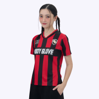 ราคา BODY GLOVE SC Street Soccer Stripe Polo Shirt เสื้อโปโลลายทาง สีแดง ดำ (26023817910)