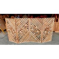 ราคา ฉากไม้สัก ฉากกั้นห้อง ม่านกั้นห้องทำจากไม้สัก ขนาดสูง 1 00cm 2 00cm4บาน กางสุดกว้าง2เมตร (24007463097)