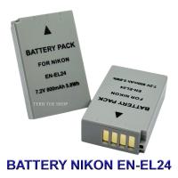 ราคา แพ็คคู่ 2 ชิ้น EN EL24 ENEL24 Camera Battery for Nikon แบตเตอรี่สำหรับกล้อง นิคอน 1 J5DL18 50DL24 85 BY TERB TOE SHOP (689176546)