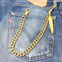 ราคา โซ่ทองเหลืองแท้ ทั้งเส้น ไว้คล้องกระเป๋าสตางค์หนังแท้ แนววินเทจ เท่ๆ แถมพวจกุญแจกหนังวัว มูลค่า 50 บาท รับประกันสินค้า รุ่น CB105 (547712925)