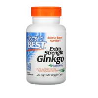 ราคา ใบแปะก๊วย สกัด Doctors Best Extra Strength Ginkgo 120 mg x 120 แคปซูล (20632073395)