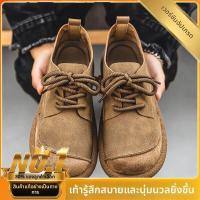 ราคา CONGLINSHIZI รองเท้าหนังลำลองสไตล์วินเทจสำหรับผู้ชาย (25102867717)