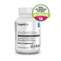 ราคา Organixx Magnesium 7 High Absorption Magnesium Capsules 60 Count Natural Magnesium Sleep Supplement with 7 Chelated Forms with Vitamin B6 Manganese Citrate Vegan Non GMO (26399994410)