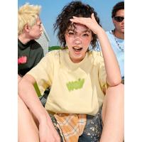 ราคา Nuthink เสื้อยืดคอตตอนแขนสั้นสกรีนลายตัวอักษร (25401387622)