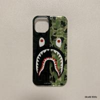 ราคา เคสโทรศัพท์แบบหนาป้องกันสำหรับ Apple iPhone 13 pro Max Bape ลายฉลาม ลายพราง ด้านบนเงา ด้านล่างนิ่ม สำหรับ Apple 12 11 (25542927442)