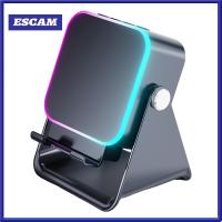ราคา Norman Malthus Wireless Speaker with Phone Holder Bluetooth compatible 5 3 Speaker Wireless Bluetooth 5 in 1 Induction Speaker with Adjustable Phone Stand Stereo Sound Colorful Led Lights for Home for