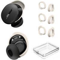 ราคา 3 Pairs Ear Tips Covers for Bose New QuietComfort Earbuds 2024 Silicone Sport Ear Hook Cover Accessories for Bose New QC Earbuds Anti Slip Replacement Eartip Fit Kit SML Black (23973236492)