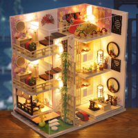 ราคา MAOMIYU โมเดลบ้านสไตล์ญี่ปุ่นแบบ Loft ทำมือ DIY (26032664914)