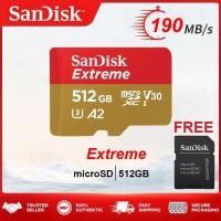 ราคา ส่งด่วน SANDISK Extreme Game Micro SDcard 32 64 128 256GB 190MB UHS I V30 U3 A2 Memory card Nintendo UHS I V30 4K U3 C10 A2 SDcard แท้ Memory card 128 GB MICRO SD CARD ไมโครเอสดีการ์ด (25936349659)