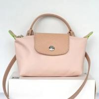 ราคา สินค้ามีพร้อมส่งที่ไทย Longchamp Le Pliage Top Hand Pouch crossbody bag mini กระเป๋าถือ handbag มาพร้อมกับสายคล้องไหล (126611036975)