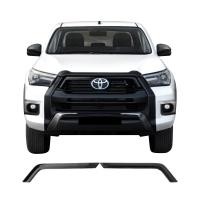 ราคา แผงครอบตกแต่งคิ้วกระจังหน้าซ้าย ขวาTOYOTA HILUX REVO PRERUNNER ROCCOปี2024 ปัจจุบัน (24923009943)