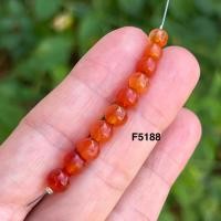 ราคา F5188 ลูกปัดโบราณ ทวารวดี ส้มคาร์เนเลียนไข่ปลากลมสวย ขนาด 5 5 7 มิล สภาพตามรูป (126651391990)