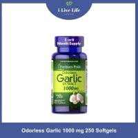 ราคา น้ำมันกระเทียมสกัดไร้กลิ่น Odorless Garlic 1000mg 250 Softgels Puritans Pride (126360241892)