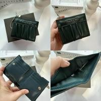 ราคา กระเป๋าสตางค์ CK ใบสั้น หนังนุ่ม ขนาด 4 นิ้ว งานแท้Outlet (21355501027)