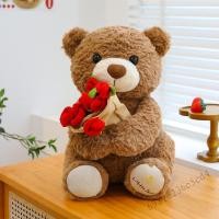 ราคา ตุ๊กตาหมีดอกกุหลาบ ของขวัญวันวาเลนไทน์ ตุ๊กตาหมีเท็ดดี้ (26413490241)