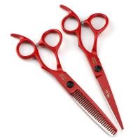 ราคา กรรไกรตัดผมสีดำครึ่งบุคลิก6 0นิ้วเรียบแบนเรียบ (24199396439)