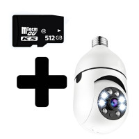 ราคา กล้องวงจรปิด กล้องรักษาความปลอดภัย กล้องอินฟาเรด กล้องวงจรปิด CCTV WIFI 360 Camera HD 4K 64G กล้องหลอดไฟ หลอดไฟ กล้องวงจรปิดไร้สาย Night Vision (25556723949)