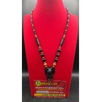 ราคา สร้อยกะลาหัวช้างไม้พญางิ้วดำอะไหล่ไม้พญางิ้วดำห้อยพระได้2องค์หน้าหลังความยาว20นิ้ว กำหนดเพิ่มเติมทักข้อความร้านครับครับ (20471803780)