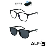 ราคา ALP Computer Glasses แว่นกรองแสง แว่นคอมพิวเตอร์ แถมกล่องและผ้าเช็ดเลนส์ กรองแสงสีฟ้า Blue Light Block กันรังสี UV UVA UVB รุ่น E040 (26447928181)