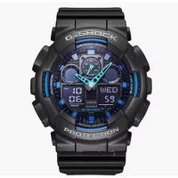 ราคา MC199 Casio G Shock นาฬิกาข้อมือผู้ชาย สายเรซิน รุ่น GA 100B 1A สีดำ (26196043040)