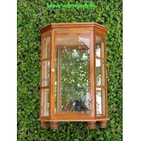 ราคา ตู้จิ๋วโบราณไม้สัก หกเหลี่ยมลายไทย กระจก ตู้โชว์พระ ชั้นวางกล่องเก็บพระเครื่อง สะสม วัตถุมงคล หิ้งไอ้ไข่ ชั้นวางโมเดล ของจิ๋ว ของฝาก ของขวัญ ของกำนัล (3358262450)
