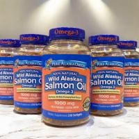 ราคา Exp 05 2027 Pure Alaska Omega Wild Alaskan Salmon Oil 1000 mg 210 Softgels (19582965382)