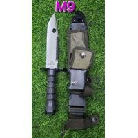 ราคา มีดเดินป่า M8 M9 bayonet ทหารปลายปืน มีดทหาร มีดยังชีพ (23304942678)