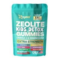 ราคา Zeolite Kids Detox Gummies Mixed Berry Flavor Zoyava 9 in 1 Kid Supplement for Brain Immune Vitamin and Overall Healthcare 60 Edible Gummies Made in USA For Ages 3 (26253442928)