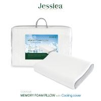 ราคา Jessica หมอนหนุน รุ่น Memory Foam Cooling Cover Pillow ให้สัมผัสที่เย็นสบาย ป้องกันไรฝุ่นเชื้อรา และ แบคทีเรีย (17451138449)
