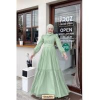ราคา ชุดเดรสยาว ชุดมุสลิม ชุดอิสลาม เดรสแฟชั่น เดรสมุสลิม เดรสผ้าโฟเวย์ ชุดเดรสใส่เที่ยว ชุดใส่รายอ ชุดเดรสใส่ไปงานแต่ง (24460755300)